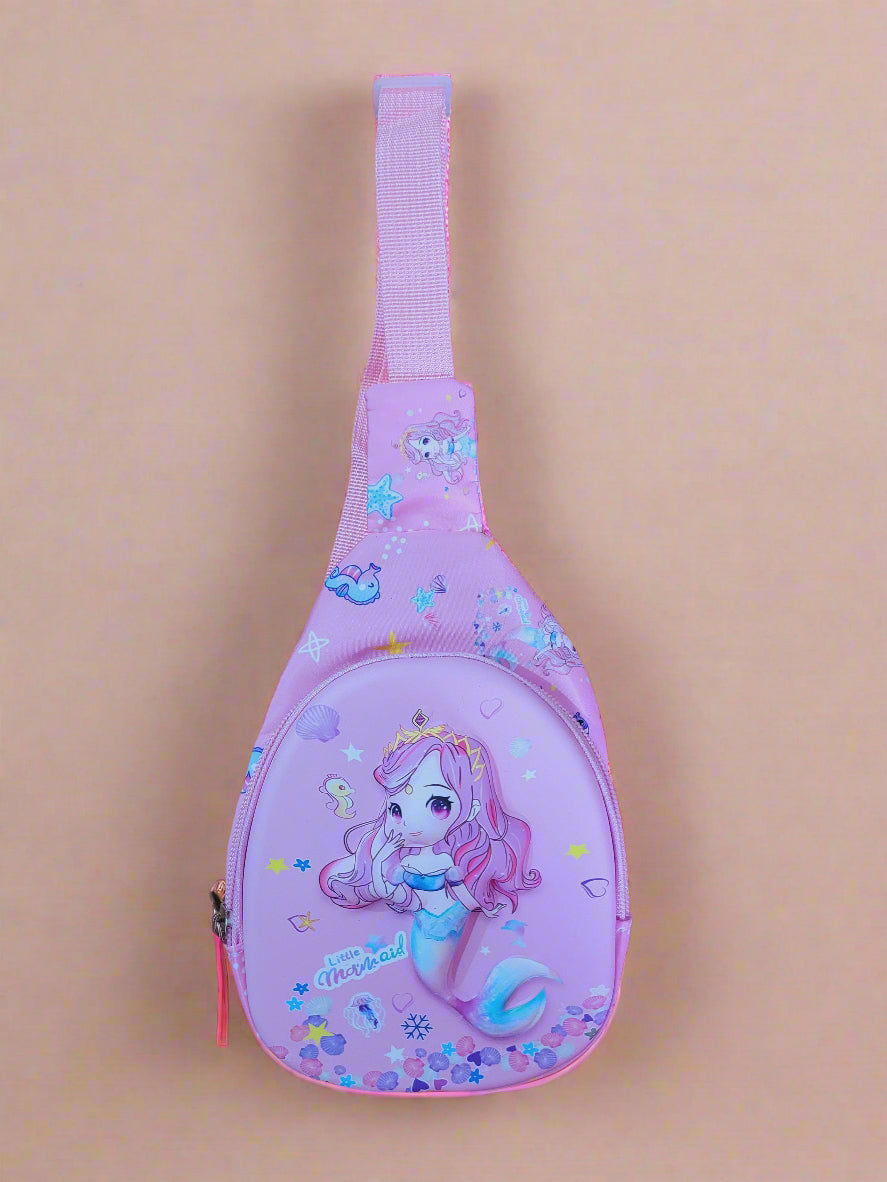 Mermaid Eva Crossbody Sling Chest Bag For Kids