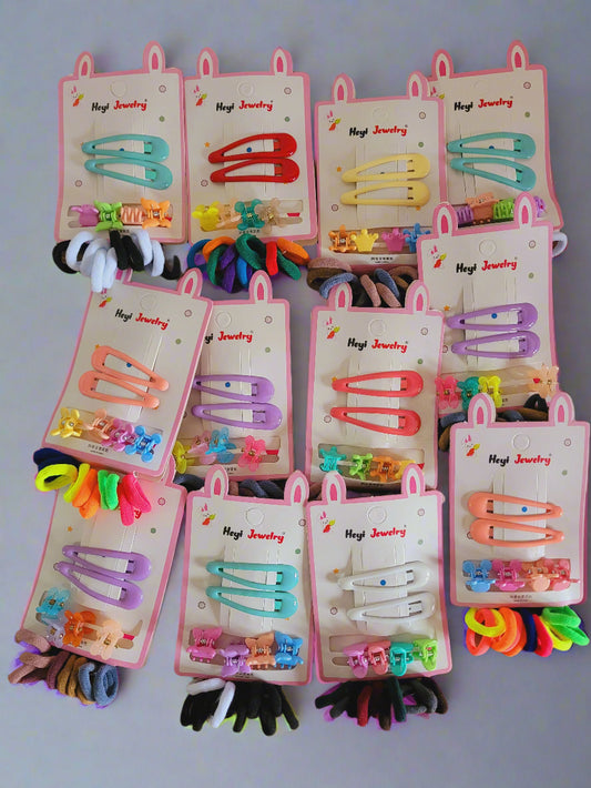 Beautiful Hair Accessories Card For Kids