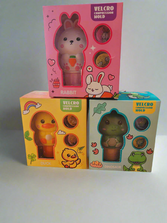 Velcro Compression Mold Toy With Stamp And Stickers