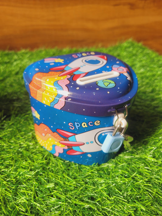 Heart Shape Astronaut/Space Money Bank