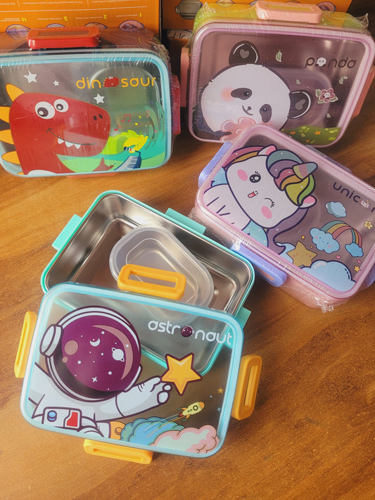 Stainless Steel Lunch Box-600 ML+100 ML