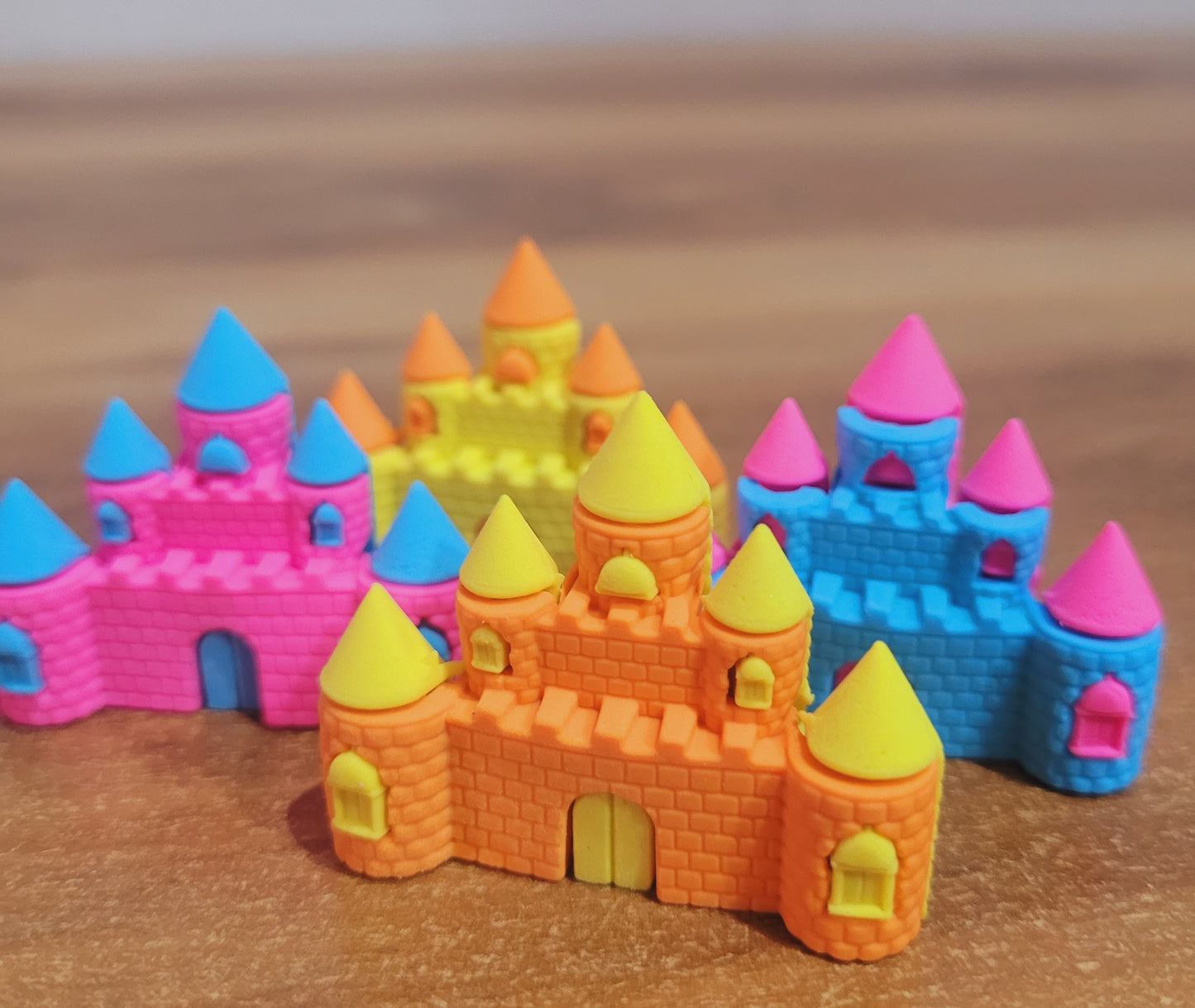 3D Castle Eraser For Kids