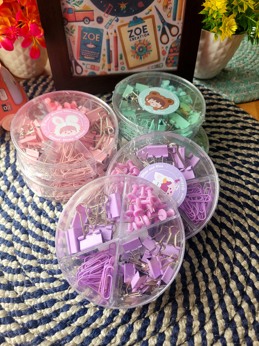Paper Binding Clips And Pins Box