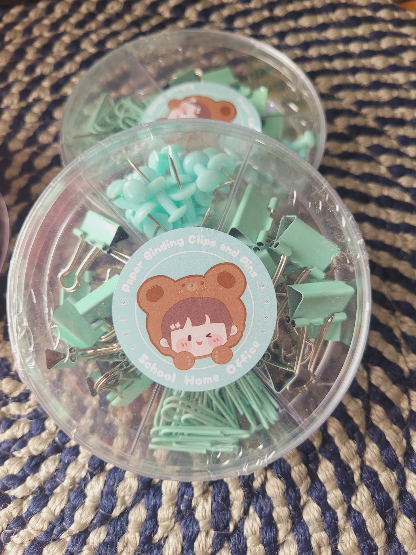 Paper Binding Clips And Pins Box