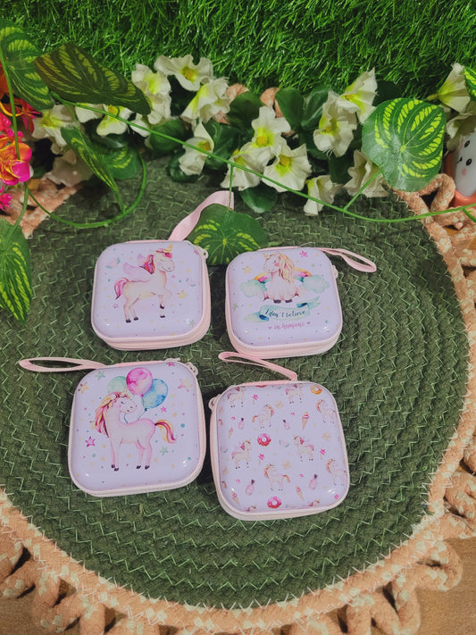 Unicorn Tin Coin Case/ Pouch