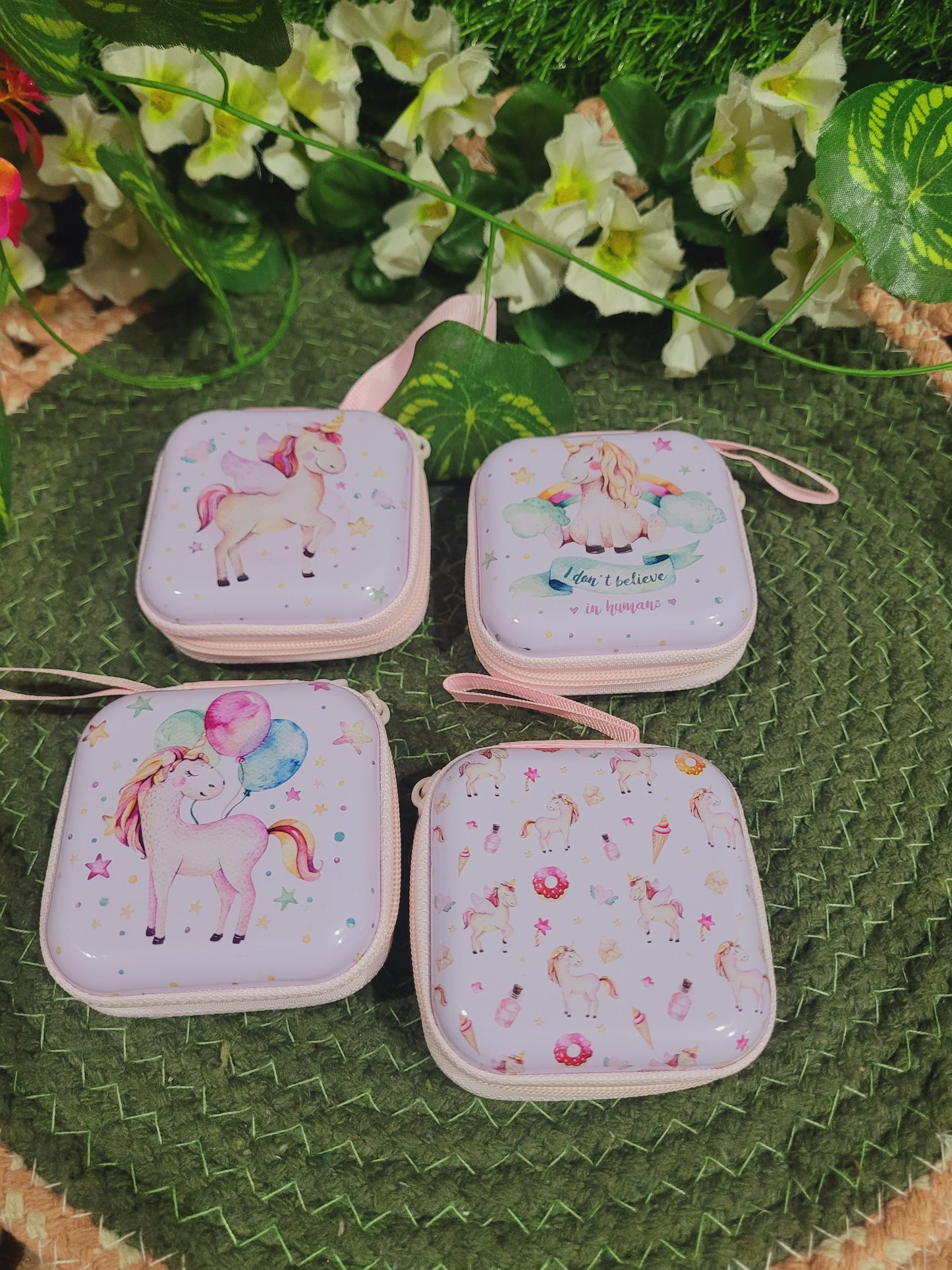 Unicorn Tin Coin Case/ Pouch