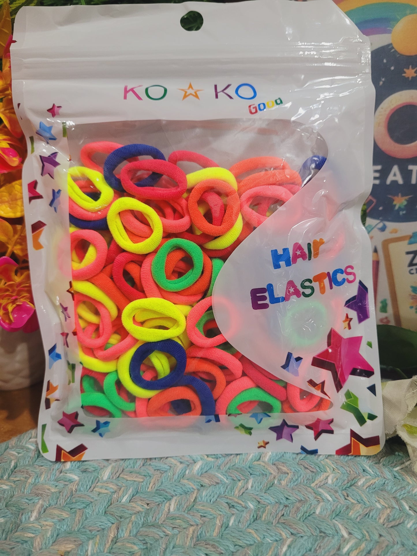 Pack of Colourful Hairties