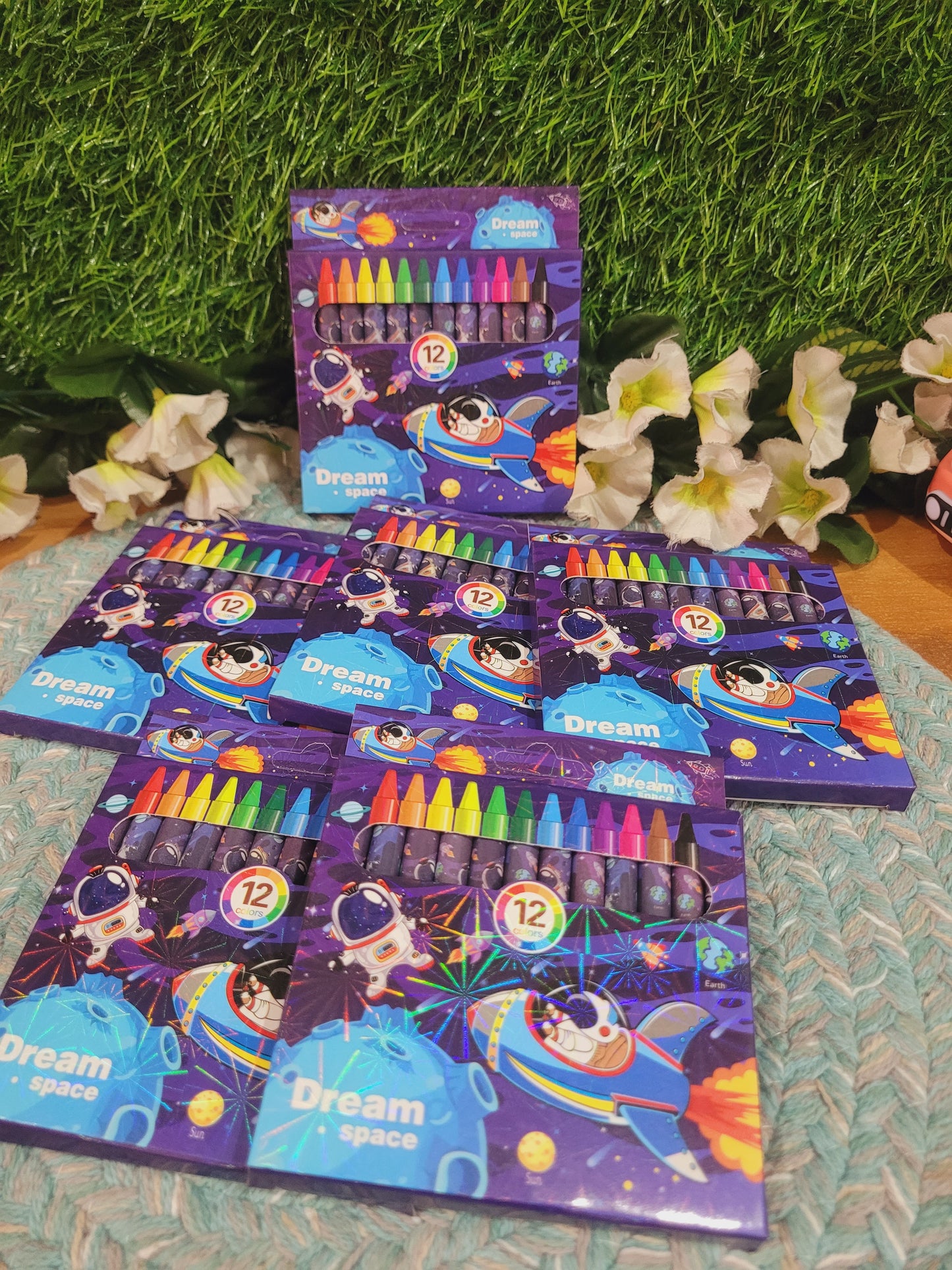 Wax Crayons Set For Kids- 12 Shades