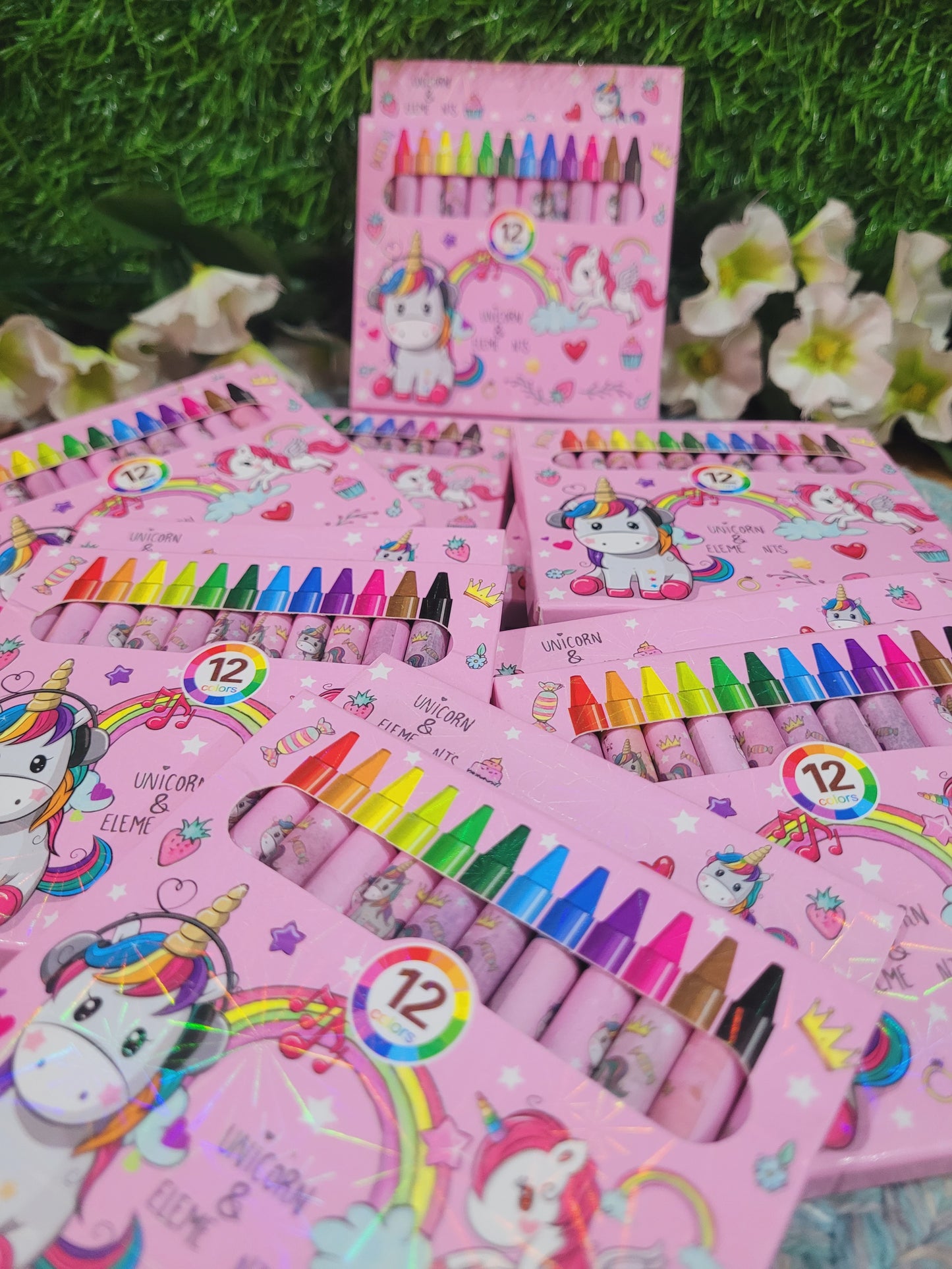 Wax Crayons Set For Kids- 12 Shades