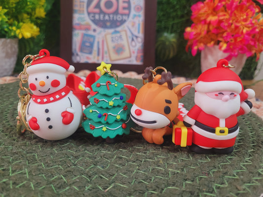 Christmas Themed Keychain