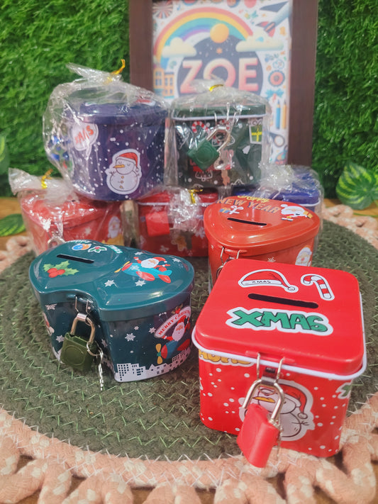 Christmas Themed Mini Money Bank