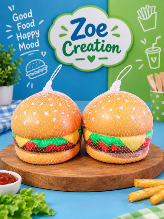 Scented Burger Jumbo Squishy