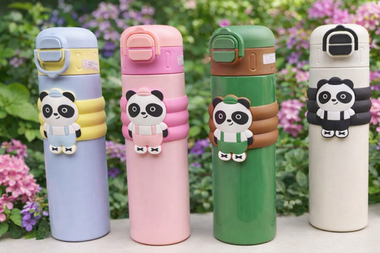 Panda Dual Stainless Steel Sipper -520ML