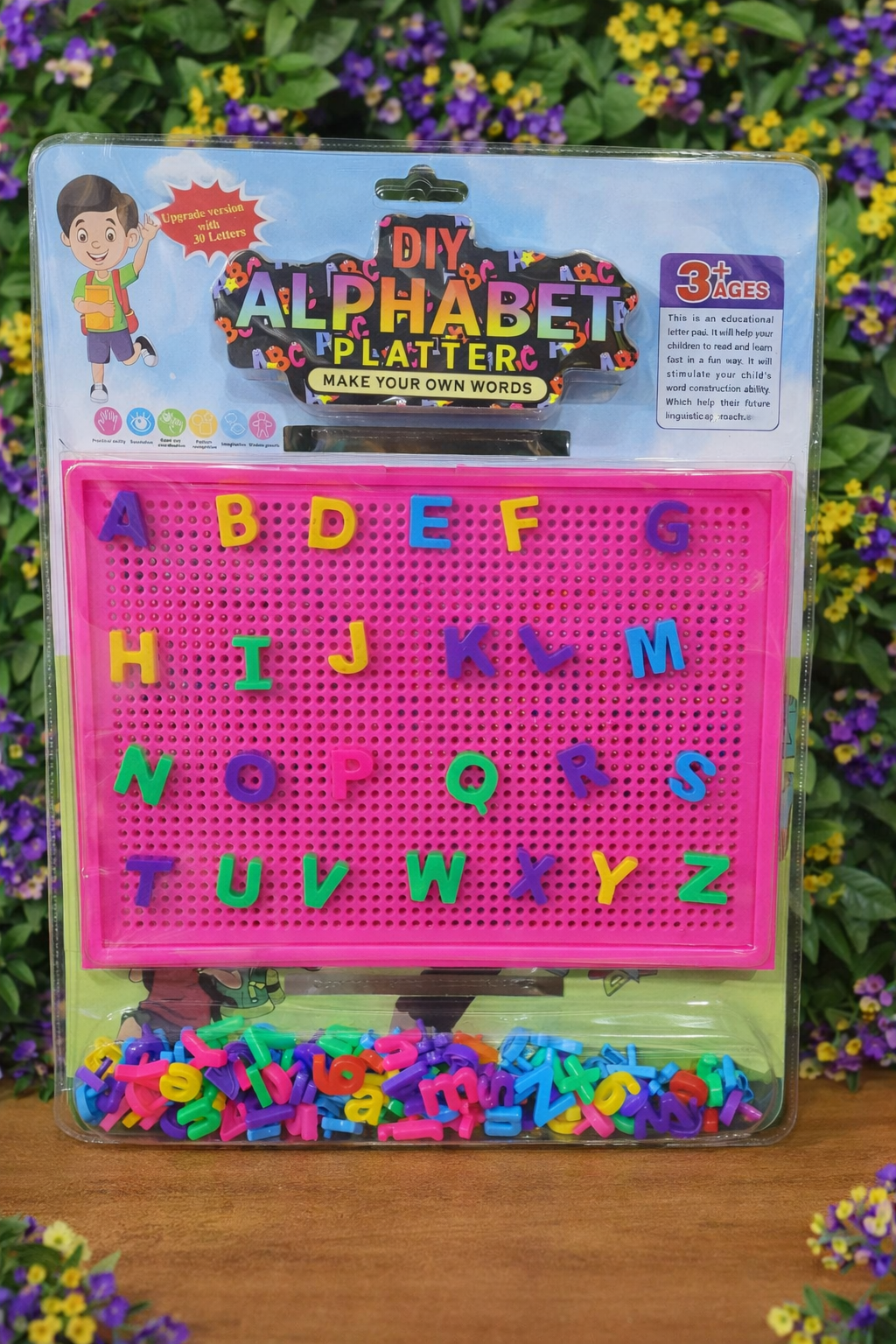 DIY ALPHABET PLATTER-Make Your Own Words