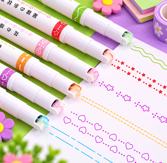 Linear Roll-on Colour Pen For Art & Craft