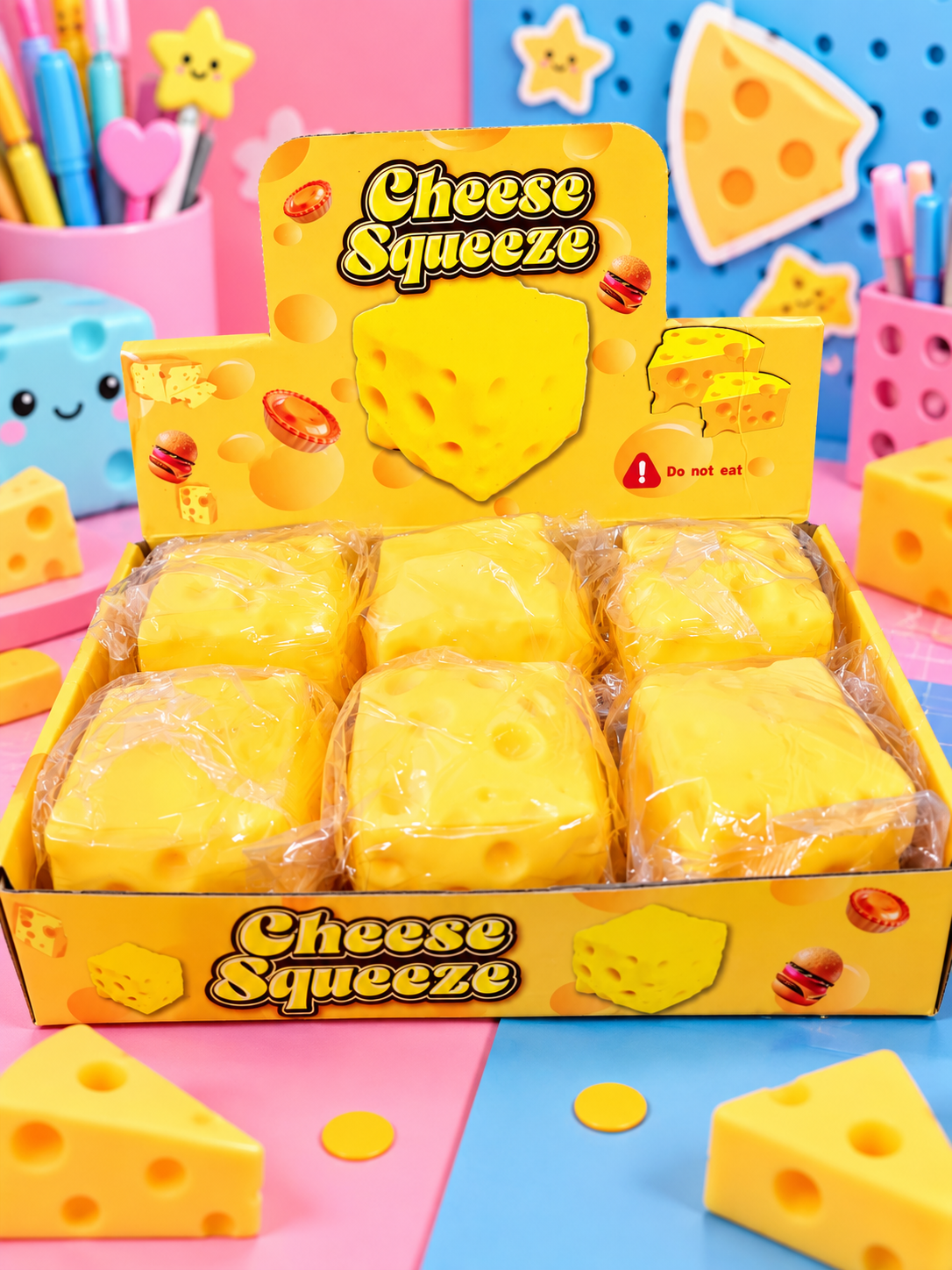 Cheese Squishy- 1 Pc