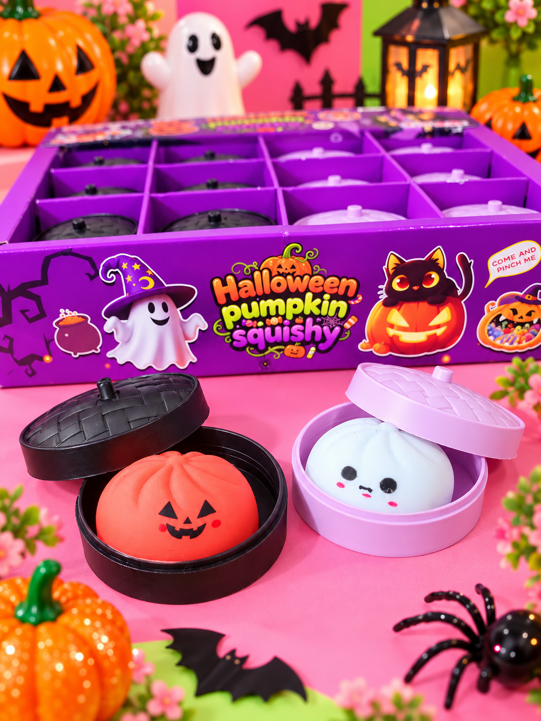 Mini Halloween Dumpling Squishy-1 pc