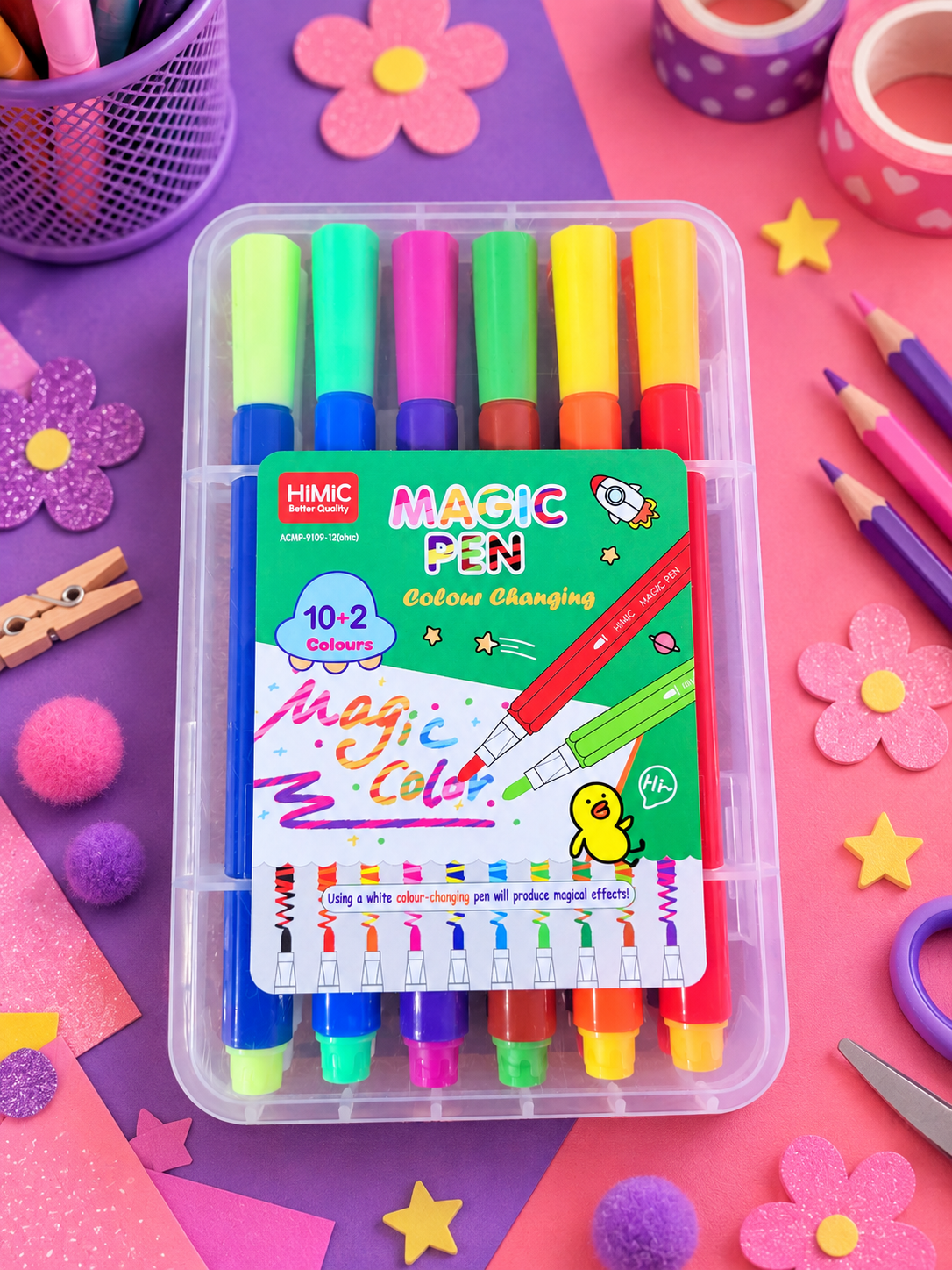 Colour Changing Magic Sketch Pen  - Set of 12