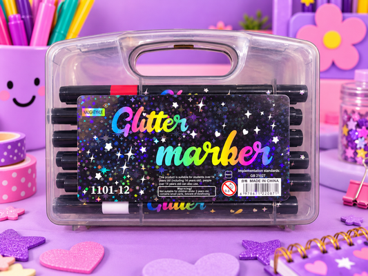 Glitter Marker- Set of 12