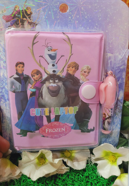 Frozen mini diary with pen