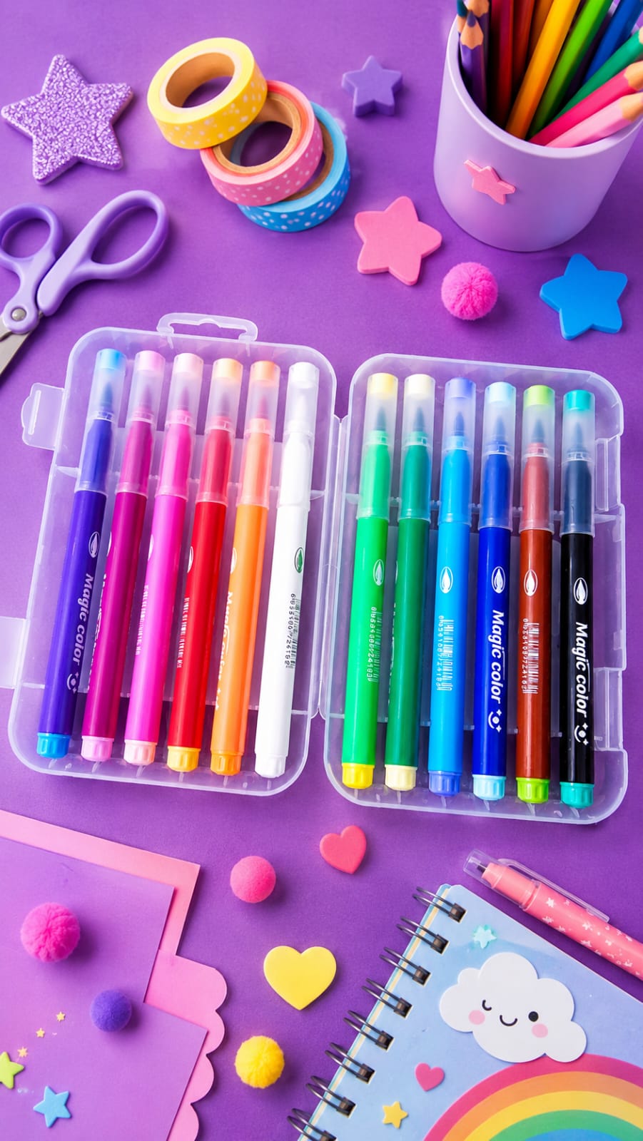 Magic Colors Pen Set-12Pcs
