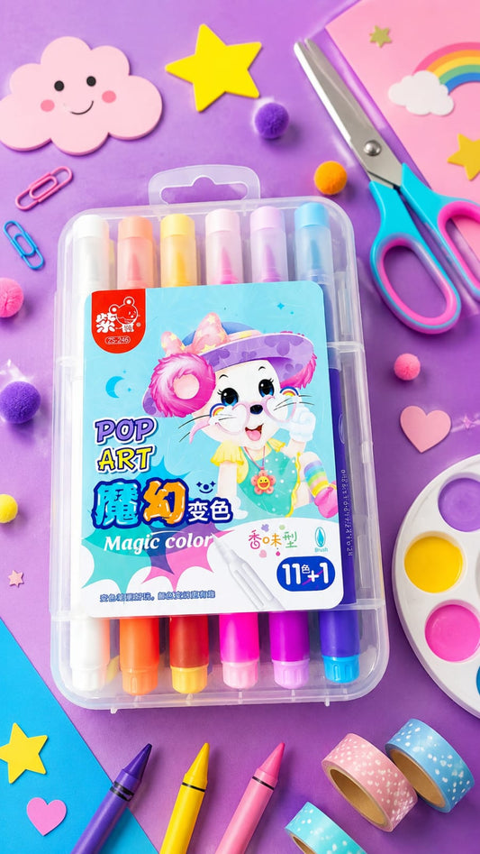 Magic Colors Pen Set-12Pcs