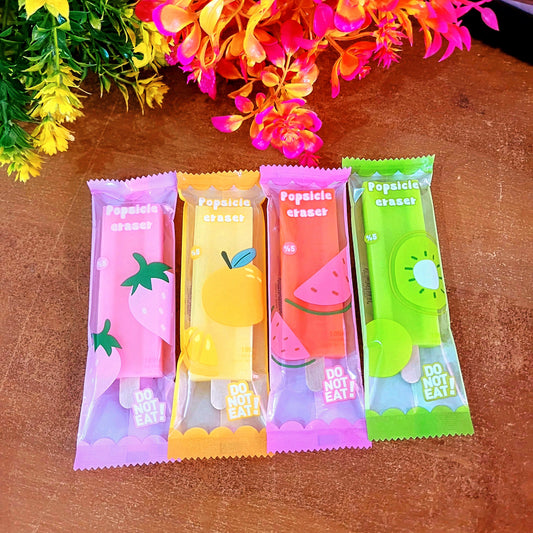 Fruit Popsicle Eraser