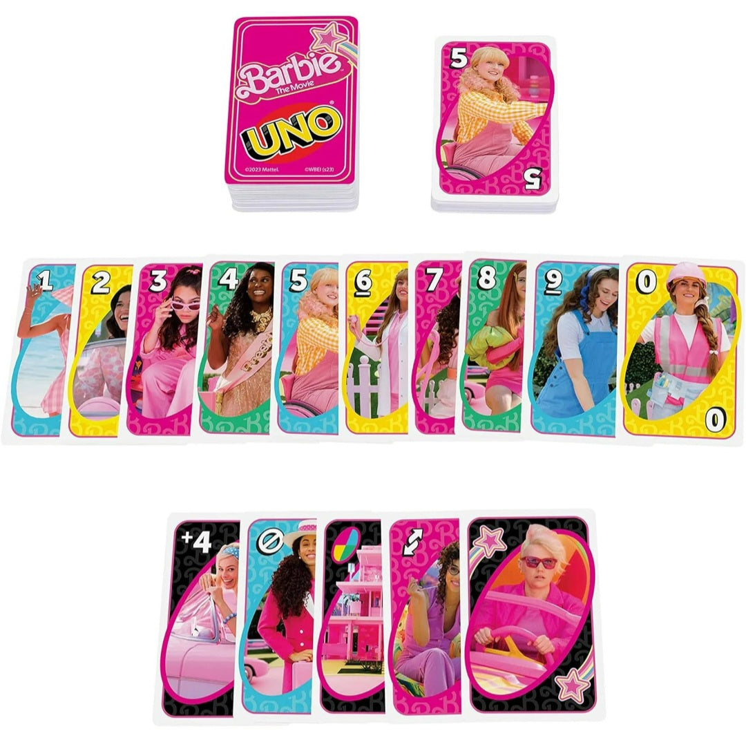 Barbie Uno Cards