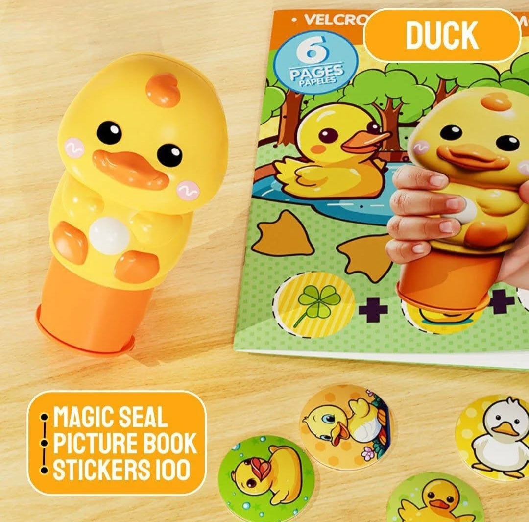 Velcro Compression Mold Toy With Stamp And Stickers