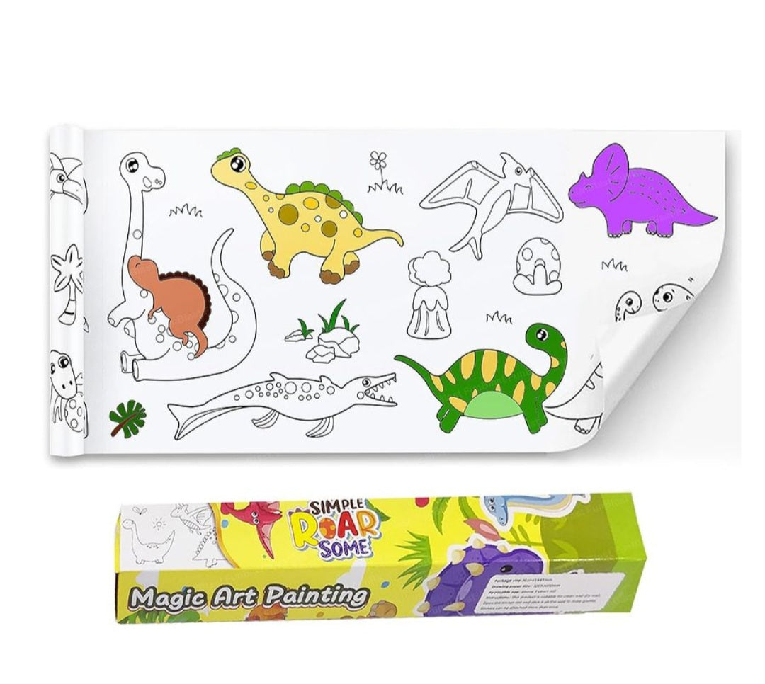 Long Colouring Paper Roll For Kids