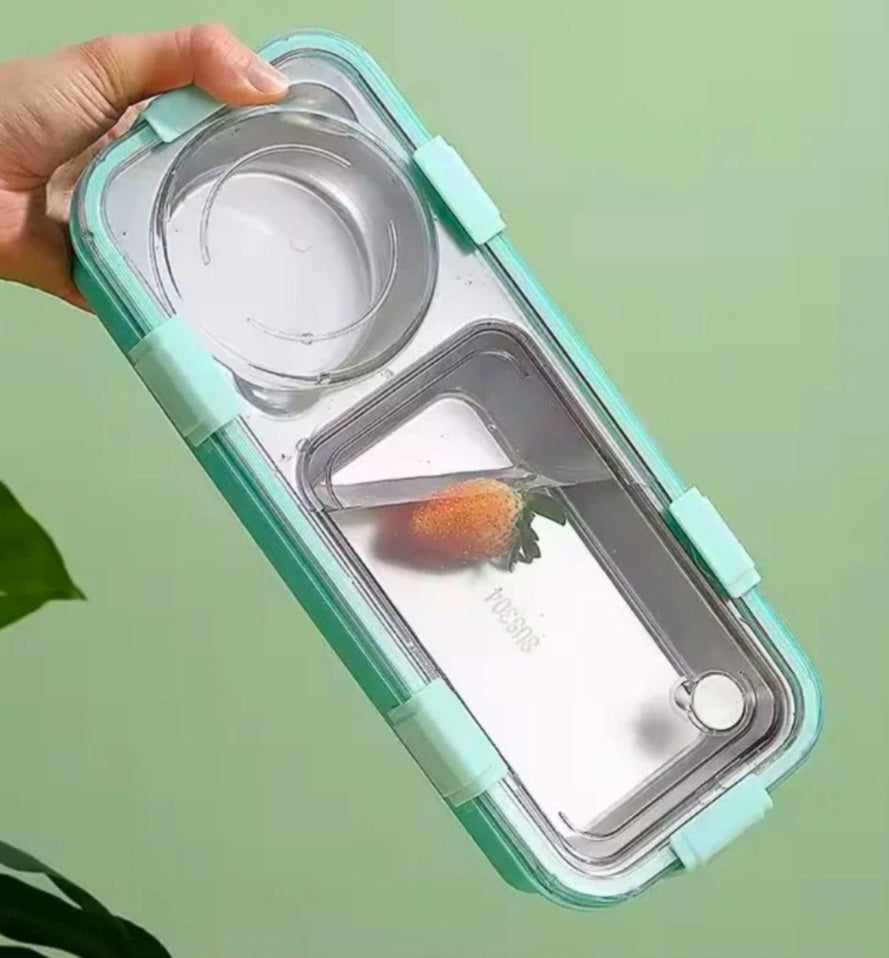 Sleek Lunch Box- Stainless Steel