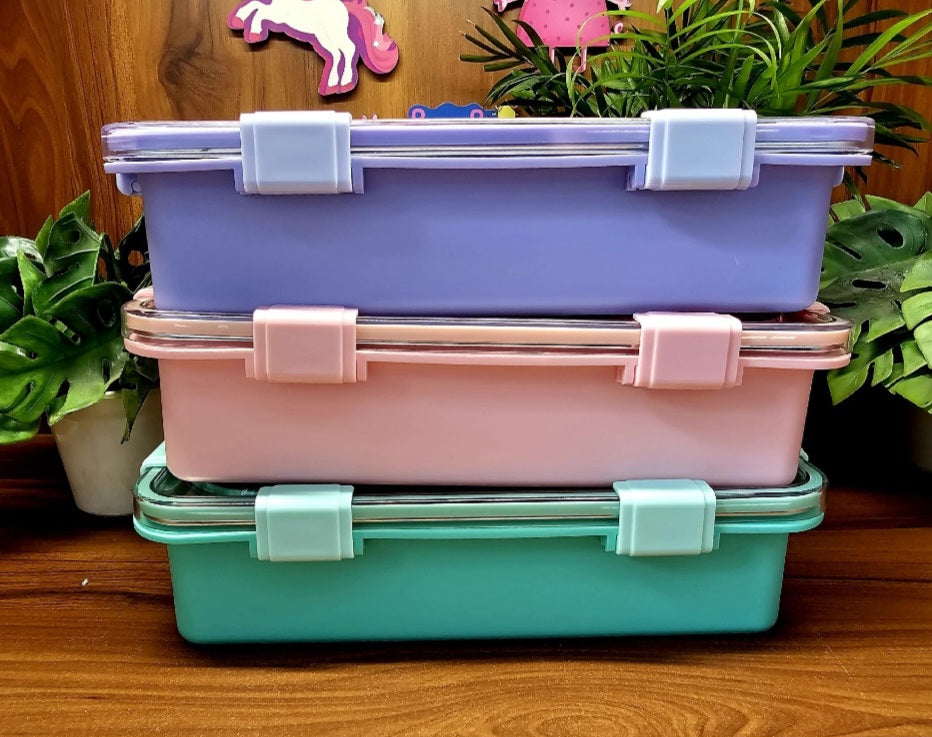 Sleek Lunch Box- Stainless Steel
