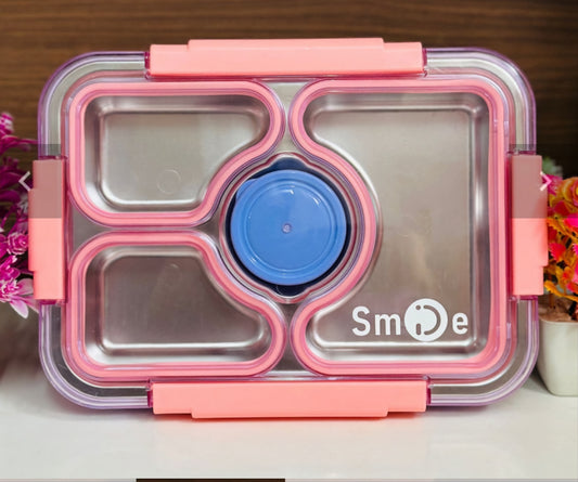 Stainless Steel Lunch Box-3 Grid+Sauce Cup