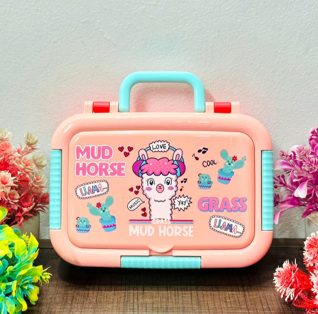 Bento Stainless Steel Lunch Box-3 Grid (650ML+80ML)