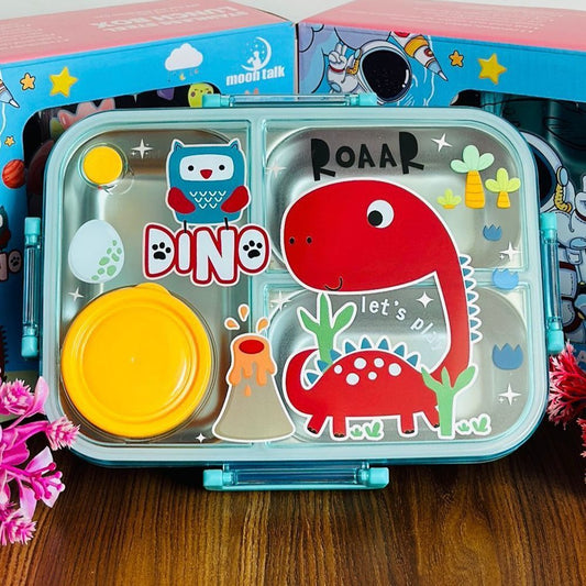 Stainless Steel Lunch Box-3 Grid 750ML+80ML